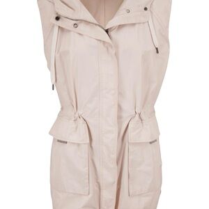 Brunello Cucinelli Light Beige Hooded Vest